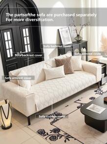 Pernă de canapea antiderapantă, modernă, minimalistă, de lux, în culoare solidă, potrivită pentru toate anotimpurile