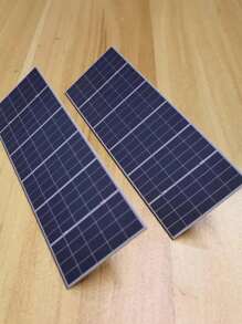 Modelos a escala 1/87 de paneles fotovoltaicos solares en miniatura para construcción de maquetas de casas de mesa de arena, materiales de diseño de escenas de kits diorama - Azul - Ver 4