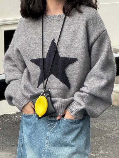 Dazy Kids Tween Girl Oversized Sweater