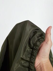 SHEIN MOD Bluză versatilă verde militar pentru femei Îmbrăcăminte de toamnă și iarnă Haine de toamnă pentru femei Tenute de festival rave haine de vrăjitoare Costum de ținută de concert pentru femei, fustă cu boboci de flori și top cu boboci de flori, unul poate fi purtat de mai multe ori