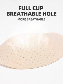 1 件装穿孔芒果文胸乳头罩胸垫