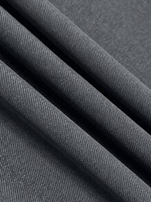 EARO 复古梨形轮廓直筒裙，女式高腰休闲百搭松紧腰性感优雅长款 A 字开衩紧身裙，春秋 - 灰色 - 查看 4