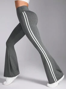 Easithlete 女士侧条纹简约休闲宽松运动裤