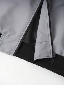 Manfinity Homme Chaqueta de manga larga con gradiente de color para hombres de talla grande - Multicolor - Ver 5