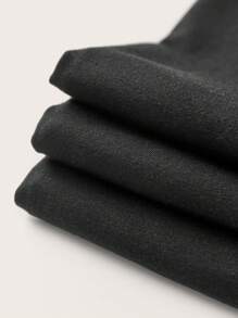 Tseoso Einfarbiges schwarzes tailliertes T-Shirt mit Rundhalsausschnitt und langen Ärmeln für Damen, Frühling/Sommer