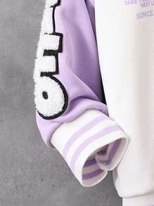 Baby Girl Warm Casual Sporty Street Fashion Bear Jacket, Fall & Winter