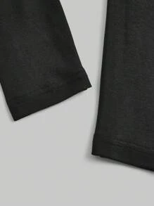 SHEIN EZwear Women's Stand Collar Moisture-Absorbing Heating Long Sleeve T-Shirt - Multicolor - View 11