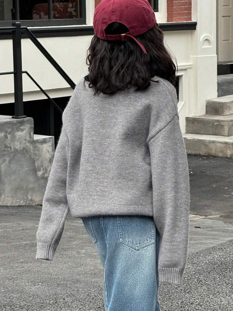Tween Girl Oversized Sweater