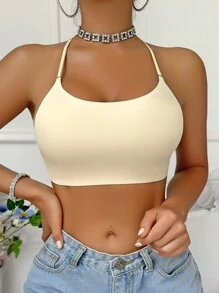性感露背无钢圈文胸、新娘内衣、女士透气胸垫、百搭肩带款式