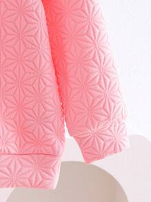 2 chiếc áo nỉ họa tiết kỳ lân dễ thương và họa tiết hoa đơn giản phù hợp cho bé gái, thích hợp đi học, hàng ngày, kết hợp chị em, họp mặt gia đình, ấm áp cho mùa thu đông - Nhiều màu - Xem 5