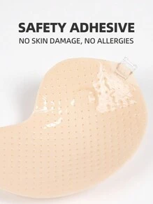 1 件装穿孔芒果文胸乳头罩胸垫