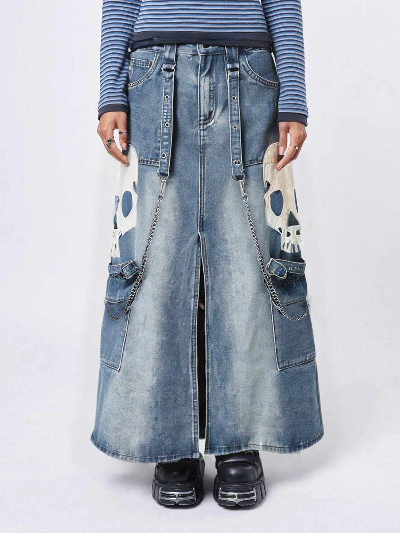 【mnem】Dev Damage Skirt Dev Damage Skirt (2 colors) - mnem