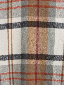 Manfinity EMRG Men's Button-Front Plaid Shirt With Long Sleeves And Pockets, Casual Everyday Wear