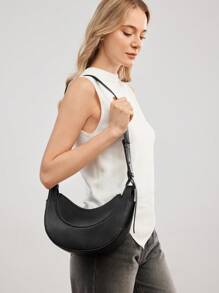 MOTF PREMIUM TÚI VAI ĐƠN GIẢN ĐƠN GIẢN THỜI TRANG NỮ - màu đen - Xem 5