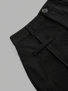 SHEIN PETITE High-Waisted Wide-Leg Women's Suit Pants, Two-Pack