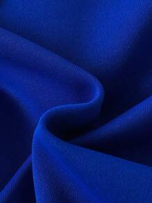 幼儿/婴儿男孩拼色克莱因蓝领字母贴花拉链夹克，运动休闲风格，适合摄影 - 寶藍色 - 查看 8