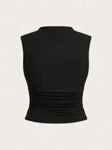 SHEIN Essnce 3pcs Plus Size Women Leopard, Zebra, Black Basic Fashion Tank Top Set - Multicolor - View 6