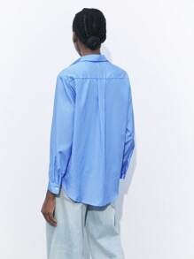 Maija Women's Casual Striped Embroidered Floral Beaded Blouse, Spring & Autumn Valentine's Day Vacation Outfits Woman