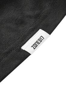 Manfinity VCAY 男士加大休闲耶稣印花落肩宽松 T 恤，夏季，图案 T 恤 - 黑色 - 查看 7