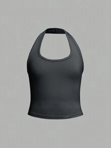 SHEIN Girlism 6件套少女修身运动吊带背心，百搭基础色 - 彩色 - 查看 13
