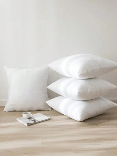 1 件床上用品抱枕芯，家用装饰枕头，透气、舒适、蓬松靠垫，卧室、沙发、客房、宿舍必备的压力放松用品，家居装饰用品，秋季装饰，秋季装饰，房间装饰