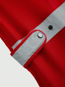 TaskEZ 女士条纹宽松圆领背心工作服，实用工作服