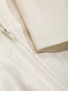 DAZY 女士纯色简约休闲长袖夹克外套，秋季服装