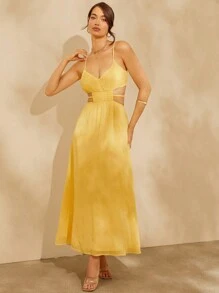 SHEIN Unity Side Cut Out Maxi Summer Dress
