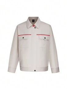 TaskEZ Women's Long Sleeve Utility Pocket Jacket And Trousers Work Uniform