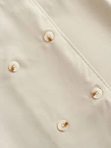 Forever 21 长款风衣 秋装 - 白色 - 查看 9