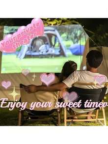 One Set, Mini Projector, Mobile Phone Screen Projection, Portable Miniature Projector, Outdoor Projector, Indoor Projector, Watch Football Game Projection, Watch Movie Projection, Watch Game Projection, Party Projection, Party Necessities - Multicolor - View 4