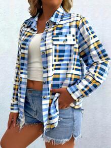 SHEIN LUNE 大碼襯衫 - 彩色 - 查看 6