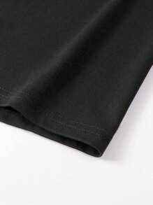 Manfinity LEGND Men Casual Summer Cross & Slogan Graphic Printed Short Sleeve T-Shirt, For Friends