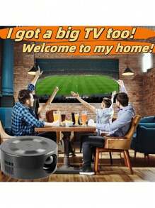 One Set, Mini Projector, Mobile Phone Screen Projection, Portable Miniature Projector, Outdoor Projector, Indoor Projector, Watch Football Game Projection, Watch Movie Projection, Watch Game Projection, Party Projection, Party Necessities - Multicolor - View 1