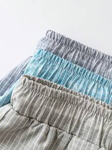 SHEIN LUNE Plus Size Solid Color Front Tie Simple Shorts, Casual Everyday Wear