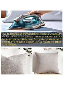 1pc Decorative Faux Linen Light Gray Pillow Cover, Modern Farmhouse Style Throw Pillow Case, Rustic Woven Texture, Suitable For Living Room, Bedroom, Car, Bed, Chair, Sofa Cushion - Light Grey - View 9