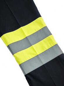 TaskEZ Blusa de manga larga con botones al frente y cuello, y pantalones, uniforme de trabajo de unicolor y parches, ropa de trabajo utilitaria para mujer