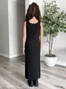 فستان كنزة صوفية كشمير محبوك للمرأة الصغيرة والمراهقة للمناسبات غير الرسمية