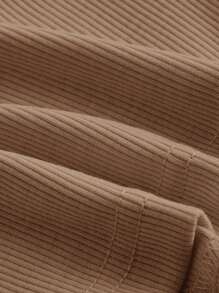 SHEIN MOD Women's Tube Top Backless Twist Bodycon Chic Charming Soft Top - Camel - View 4