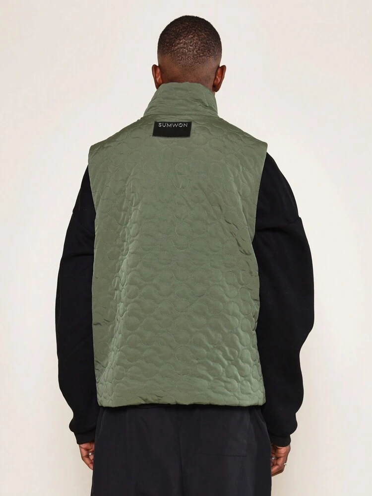 SUMWON Puffer Zip Through Gilet