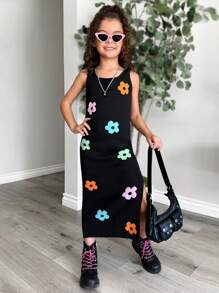 فستان كنزة صوفية كشمير محبوك للمرأة الصغيرة والمراهقة للمناسبات غير الرسمية