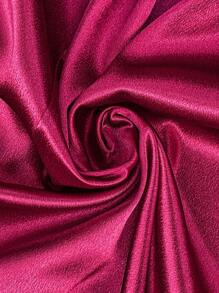 SHEIN Unity Áo khoác dài tay cổ bẻ cài nút phía trước cỡ lớn, thường ngày - Màu tím - Xem 8