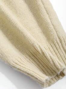 DAZY 2pcs Women's Solid Color Asymmetric Camisole And Pullover Sweater Set,Fall Clothes