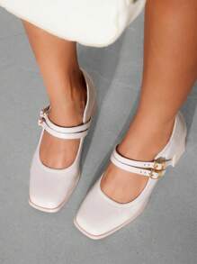 CUCCOO DOLLMOD Women High Heel Shoes, Graduation Heel, Prom Heels For Summer Spring Shoes Spring Break Easter For Christmas - Beige - View 3