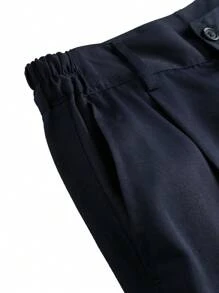 TaskEZ Blusa de manga larga con botones al frente y cuello, y pantalones, uniforme de trabajo de unicolor y parches, ropa de trabajo utilitaria para mujer