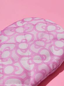 HELLO KITTY AND FRIENDS | SHEIN 马尔代夫 & Trilu 芯片印花耐热厨房烘焙配件，可选手套或隔热垫，烤箱适用，厚垫隔热 - 紅色 - 查看 5