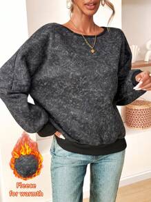 Chiquease Women's Casual Loose-Fit Long-Sleeve Backless Sweatshirt Pullover Fall Sweatshirt - Black - View 5