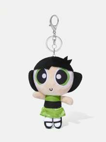 THE POWERPUFF GIRLS X SHEIN 1 件可爱卡通人物毛绒吊坠包配件 - 彩色 - 查看 7