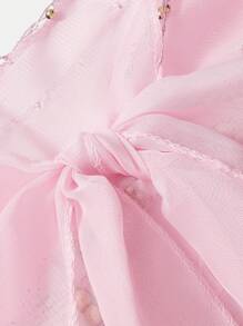 SHEIN SXY 1條女士SXY流蘇腰帶，閃閃發光的金屬飾品，適合度假 - 粉色 - 查看 9