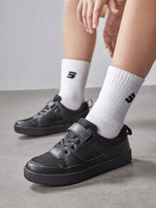 Ganzjährig modische, lässige, zu allen Anlässen passende, flache Sportschuhe mit Farbblockdesign für Kinder, Schüler und Schulen